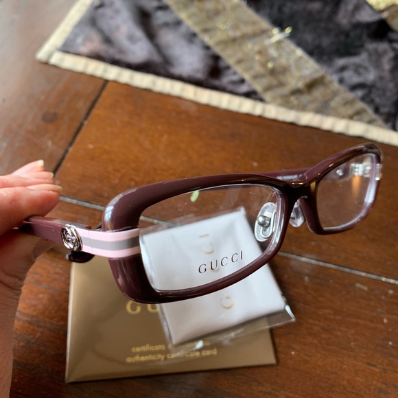 Gucci Accessories - Authentic Gucci 53m Acetate burgundy opt glasses